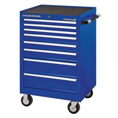 2PC 26" ROLLER TOOL CABINET-BLUE