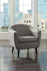 ASHLEY - ACCENT CHAIR-KLOREY CHARCOAL