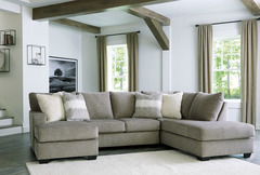2PC SECTIONAL-CRESWELL STONE