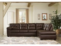 2PC SECTIONAL-DONLEN CHOCOLATE
