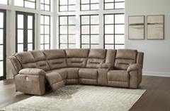3PC RECL SECTIONAL-FOSSIL
