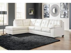 2PC SECTIONAL-DONLEN WHITE