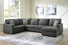 ASHLEY 3PC SECTIONAL-EDENFIELD CHARCOAL