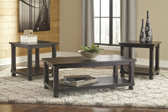 Ashley - 3PC TABLE SET-PLANKED BLK